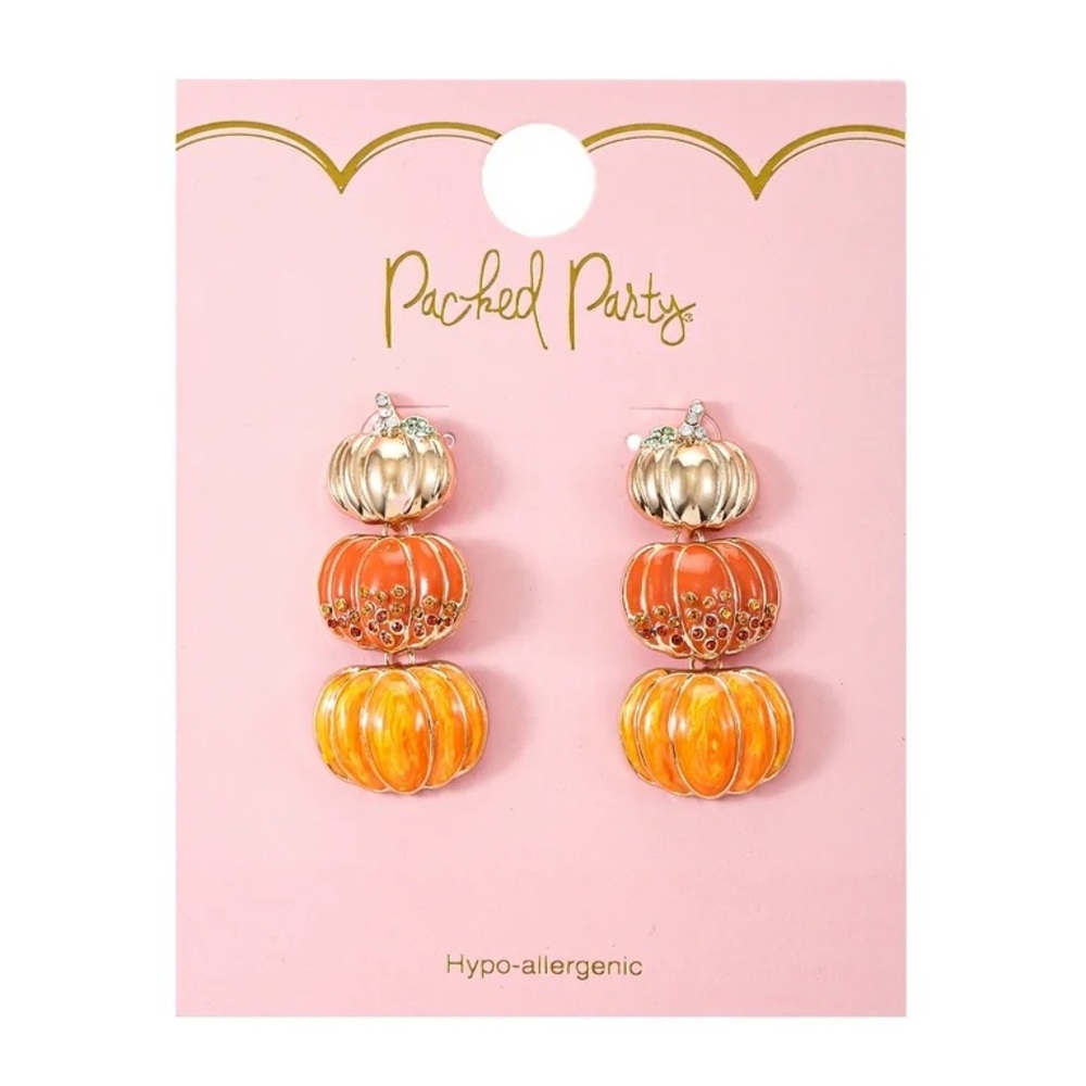 🎃 Pumpkin Earrings New with tags! Halloween jewelry